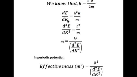 What Is Effective Mass Formula: Unraveling Its Significance In Physics