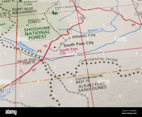 South Pass Wyoming Map - Channa Antonetta