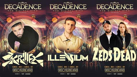 Decadence Reveals Massive 2023 Lineup Ft. Skrillex, Illenium, Zeds Dead