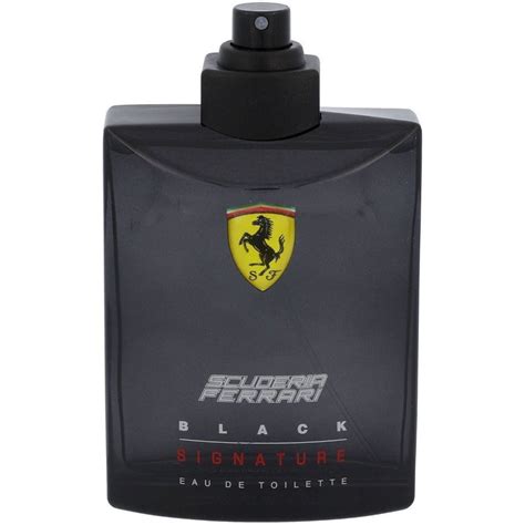 Scuderia Ferrari Black Signature by Ferrari cologne for him Edt 4.2 oz