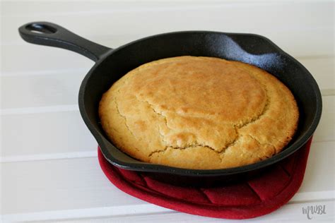 Cast Iron Skillet Cornbread - Mom. Wife. Busy Life.