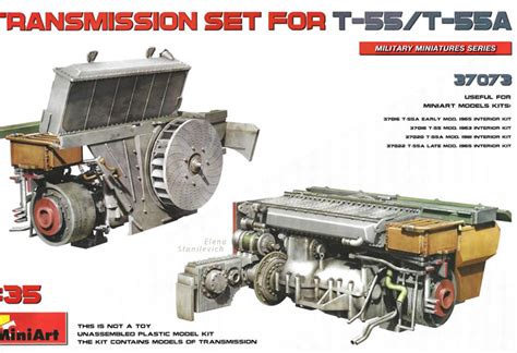 Miniart 1/35 Scale T-54 Late and T-55/T-55A Transmission Sets Review by Cookie Sewell