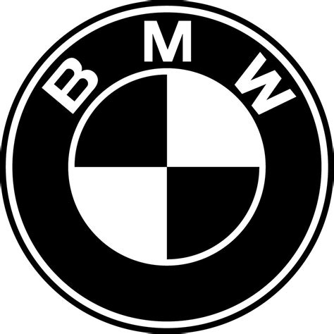 BMW logo... Black on white. | Bmw logo, Bmw black, Car logos