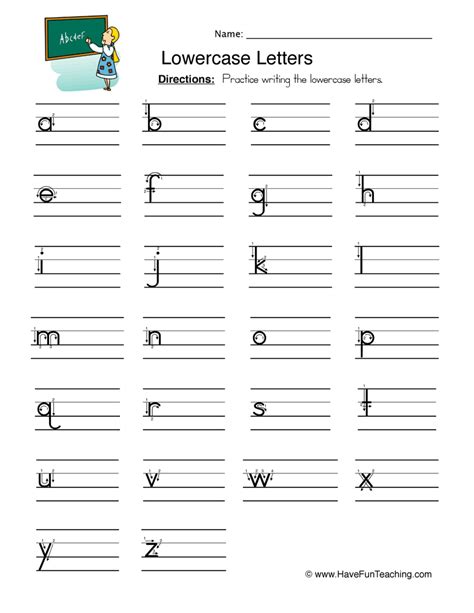 Writing a Letter Worksheet Collection