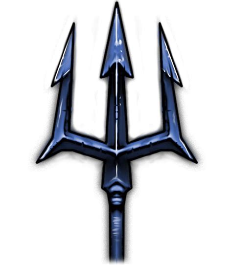 Blue Steel Trident Tattoo Ideas Poseidon Symbol, Poseidon Trident, Tiki Tattoo, Art Tattoo ...