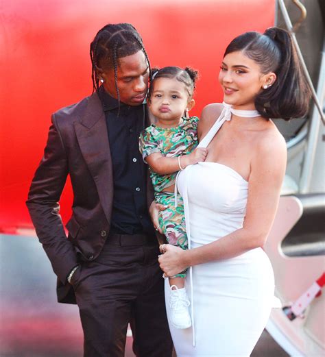 Travis Scott Hangs Out With Kylie Jenner, Stormi in Amid Quarantine ...