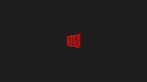 2560x1440 Windows 10 Red Minimal Simple Logo 8k 1440P Resolution ,HD 4k Wallpapers,Images ...