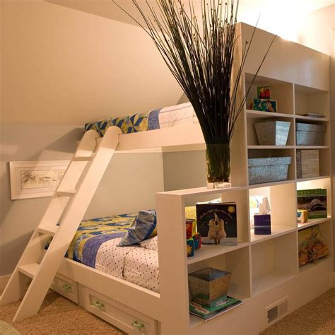 Bunk Beds with Shelves, Storage Rollouts Bunk Beds With Storage, Cool ...