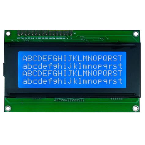 LCD Display 2004 Character Type Stn Negative Transmissive Blue Backlight LCD Display - China LCD ...