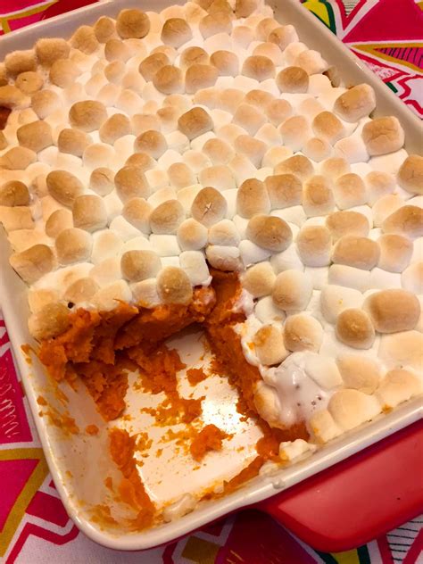 Sweet Potatoes Casserole With Marshmallows – Melanie Cooks