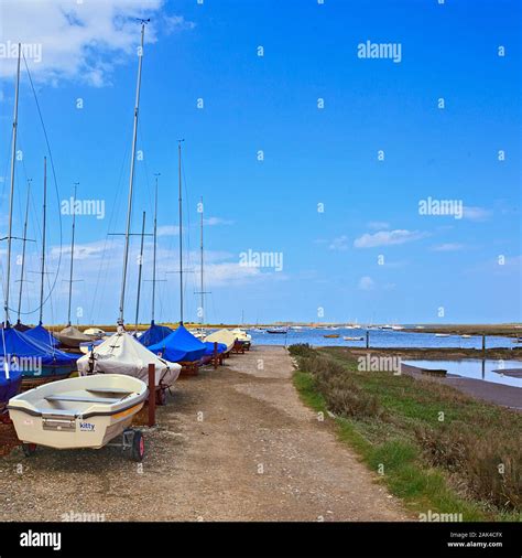 Boats on the Beach at Brancaster Staithe, Norfolk Stock Photo - Alamy