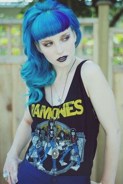 17 Best images about Blue Hair on Pinterest | Blue bob, My hair and ...