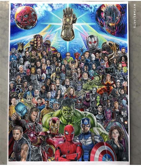 All Marvel Characters. Credits: @mythos : r/marvelstudios