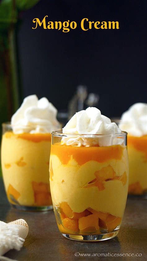 Mango Cream Recipe | Indian Mango Cream - Aromatic Essence