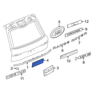 Land Rover Range Rover OEM License Plates & Frames — CARiD.com