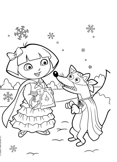 Dora the Explorer #29933 (Cartoons) – Free Printable Coloring Pages