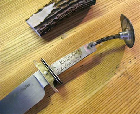 How to make a through tang handle knife | Knife making, Knife handle making, Knife