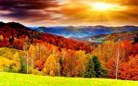 Fall Mountain Scenes Wallpapers - 4k, HD Fall Mountain Scenes ...