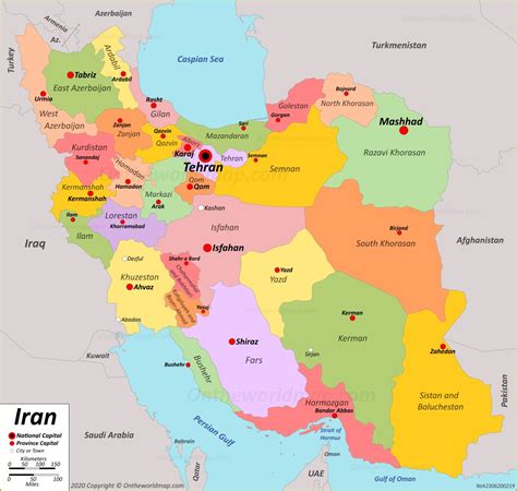 Iran Map | Discover Iran with Detailed Maps