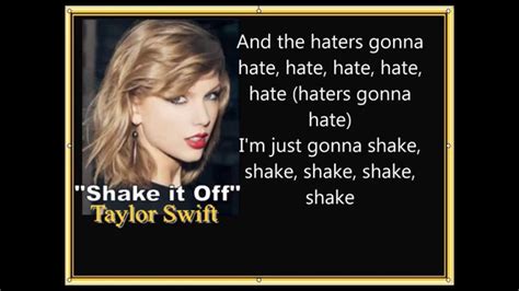 Taylor Swift Shake It Off Lyrics