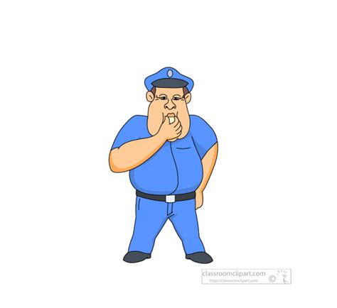 Policeman Animated Clipart Gif