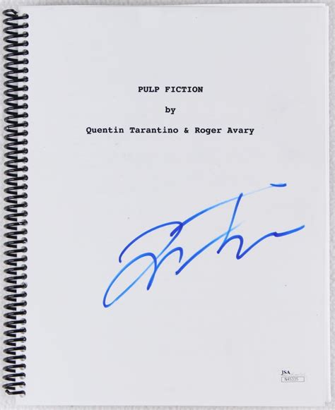 Quentin Tarantino Signed "Pulp Fiction" Movie Script (JSA COA ...