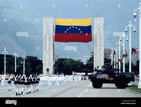 July 5th Venezuelan Independence Day military parade at Los Proceres ...