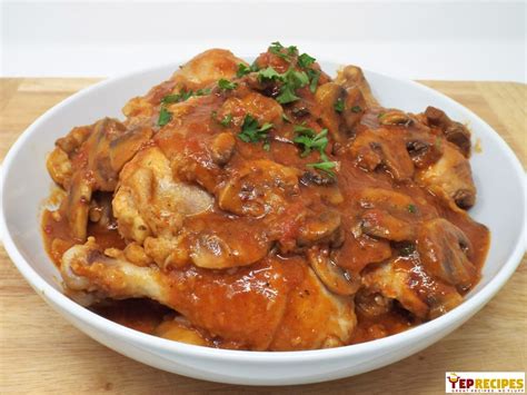 Chicken Chasseur Recipe | YepRecipes