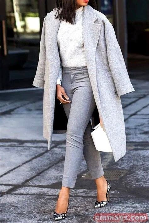 30 Chic Winter Women Outfits Ideas For Work - Pinmagz | Chic winter outfits, Winter outfits ...