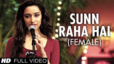 "Sun Raha Hai Na Tu Female Version" By Shreya Ghoshal Aashiqui 2 Full Video Song | Chords - Chordify