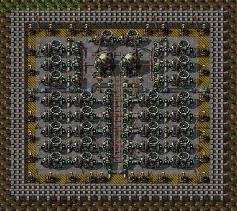 My attempt for compact 2x Nuclear Reactor : r/factorio