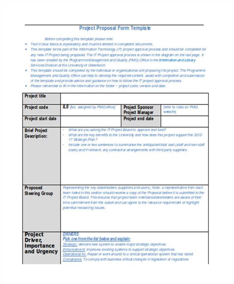 IT Project Proposal - 10+ Examples, Format, How to Create, Pdf