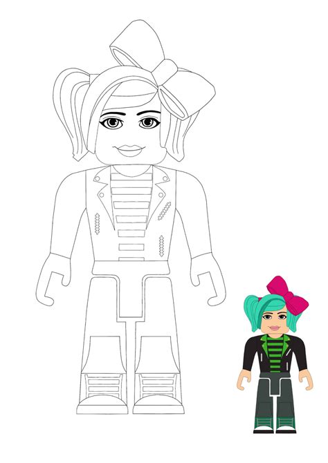 Roblox Girl Coloring Pages - 2 Free Coloring Sheets (2021) Free Printable Coloring Sheets ...