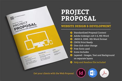 Project Proposal ~ Stationery Templates ~ Creative Market