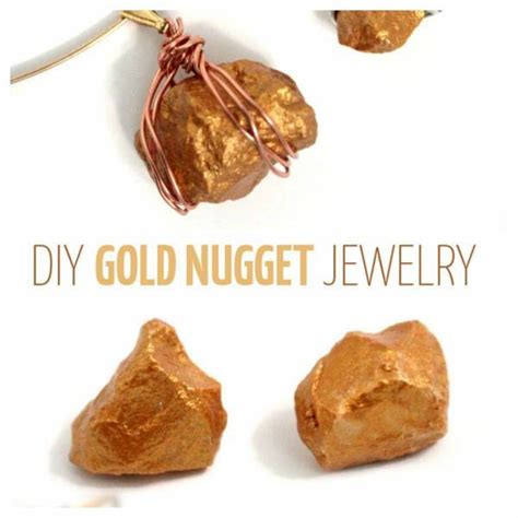 Gold Nugget Jewelry Tutorial