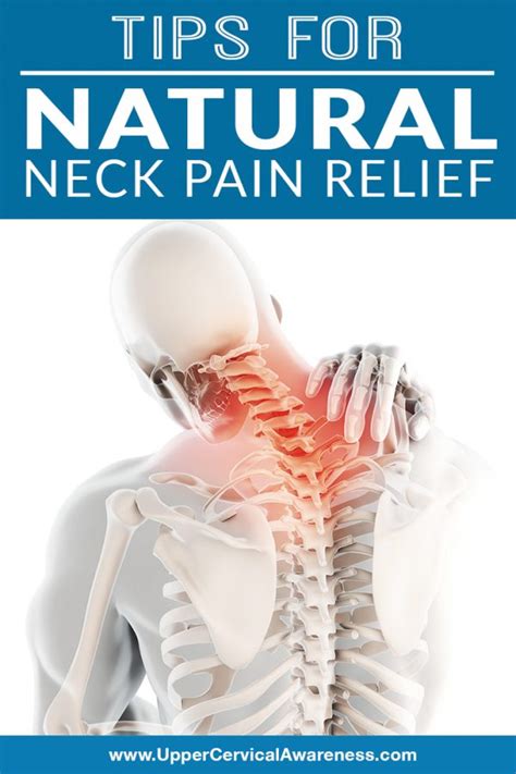 Tips for Natural Neck Pain Relief - Upper Cervical Awareness