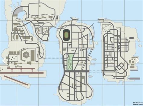 Grand Theft Auto Liberty City Map