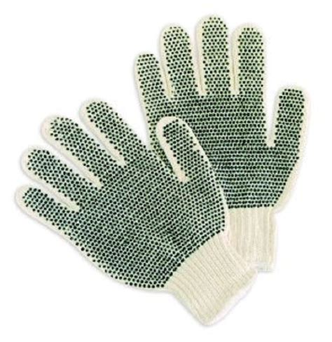 Two Sided PVC Dot Knit Gloves FOR SALE