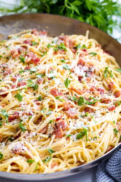 Authentic Pasta Carbonara | Italian pasta recipes, Pasta dishes ...