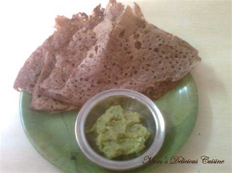 Mum's Delicious Cuisine..: Nachani Dosa