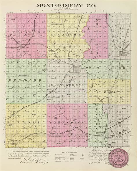 Parker Township, Kansas – Extinct in Montgomery County – Legends of Kansas