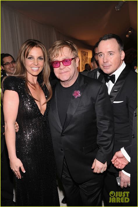 Britney Spears: Brown Hair at Elton John Oscars Party 2013: Photo ...