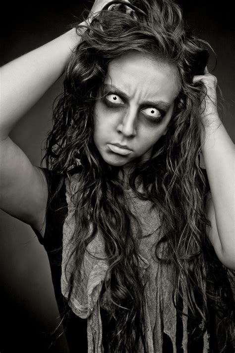 Adrienne Beacco Photography , scary , halloween , studio , black and ...