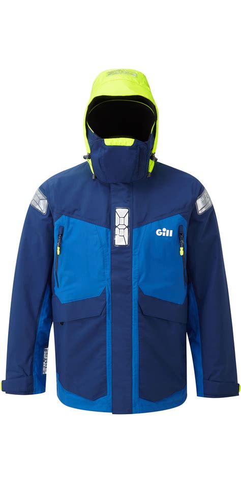 2019 Gill OS2 Mens Offshore Jacket Blue OS24J - Sailing - Sailing - Yacht - Jackets ...