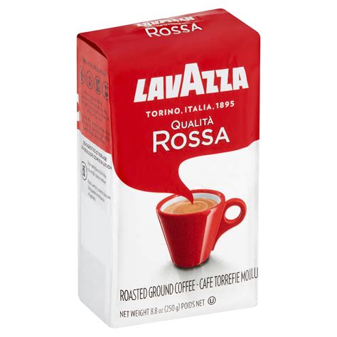 Lavazza Qualità Rossa Roasted Ground Coffee, 8.8 oz - Walmart.com - Walmart.com