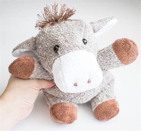 Donkey pattern plush toy pattern donkey soft toy pdf | Etsy