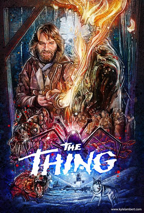 The Thing - Illustrated Poster on Behance