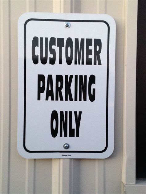 Customer Parking Sign National Safety Signs No Parkin - vrogue.co