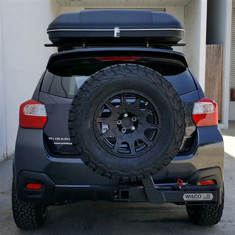 Wilco Offroad® - Hitchgate™ Solo Black Spare Tire Carrier