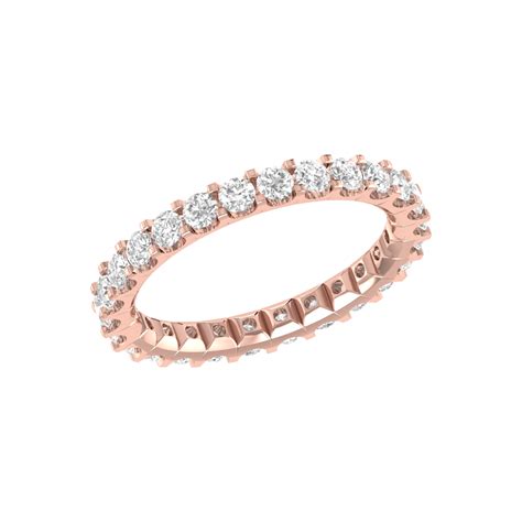 Rose Gold Diamond Wedding Ring JL AU RD RN 9279R
